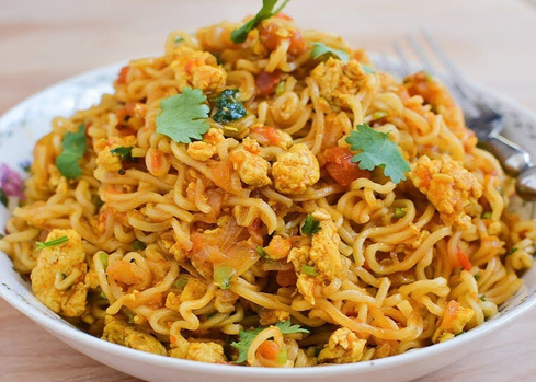 Egg Burji Maggi