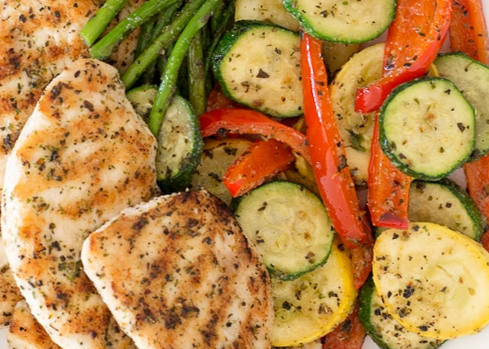 Grilled-Chicken-with-Veggies