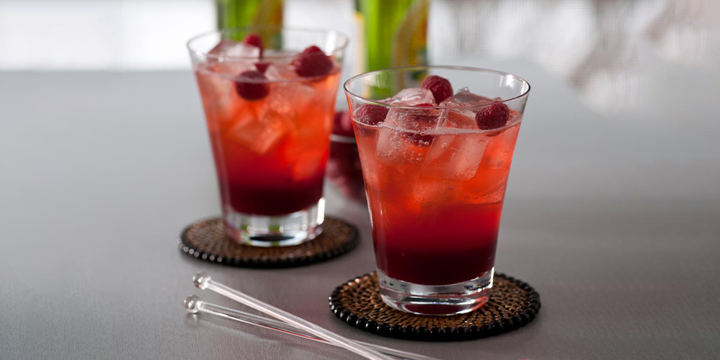 Raspberry Honey Mojito