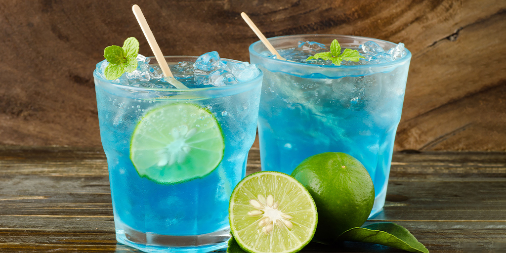 Sparkling Blue Mojito